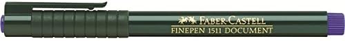 Faber-Castell 151151 - Finepen 1511 viltstift, 0,4 mm, blauw