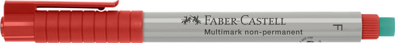 Faber-Castell MULTIMARK Rojo 1pieza(s) - Marcador (Rojo, Gris, Fino, 1 pieza(s