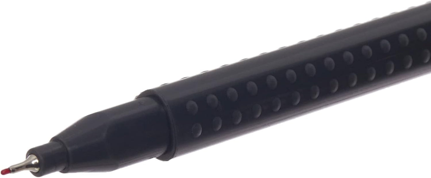Faber-Castell Grip Finepen 0.4 mm Garnet Red