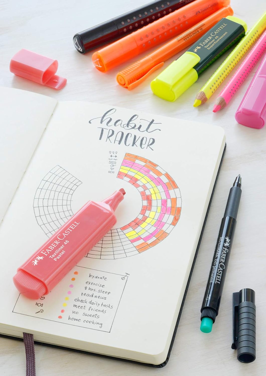 Faber Castell Textliner Highlighter - Red
