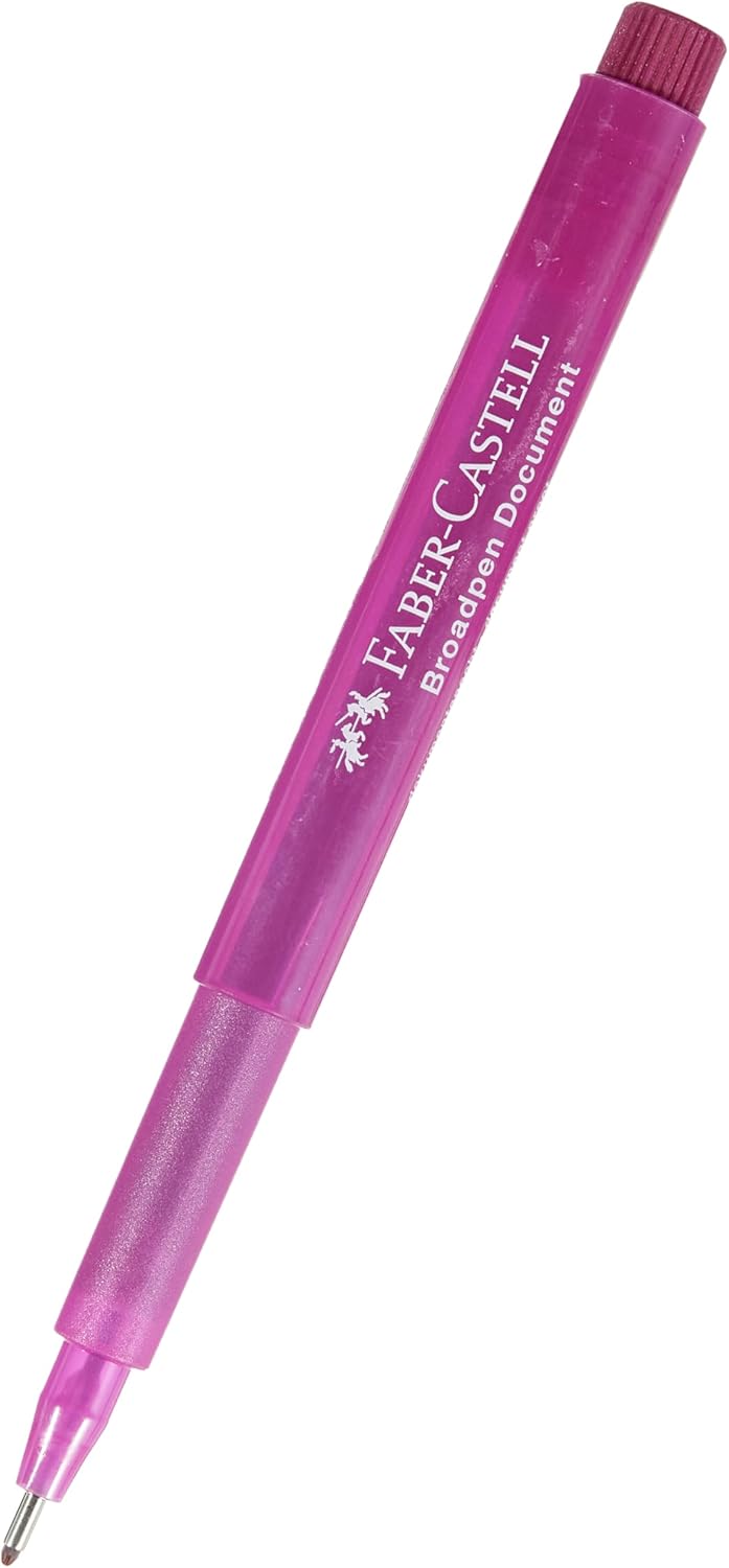 Faber Castell 155437 "Broadpen 1554" Fineliner - Magenta