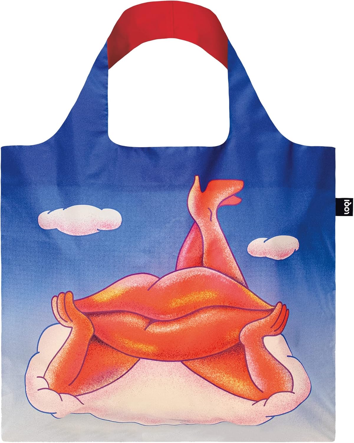 LOQI Lippy Lips Recycled Bag