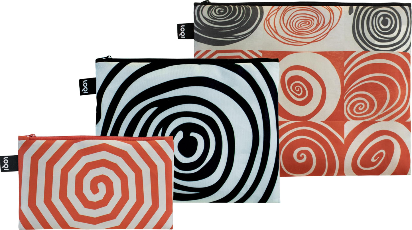 LOQI - LOUISE BOURGEOIS Spirals Zip Pockets