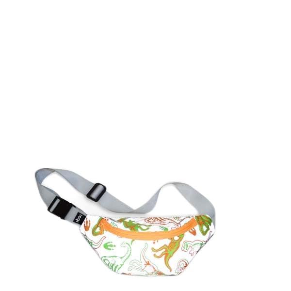 Dinosaur Skeleton Reflective Medium Bumbag, Silver, M, ID Card Pocket, Silver, M, ID Pocket, silver, M, ID pocket