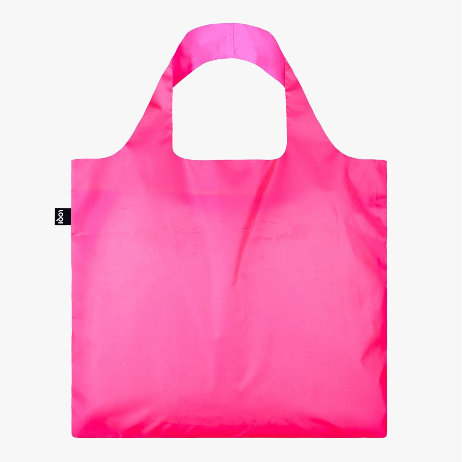 LOQI Recycled Bag Neon Pink, Fluorescent Pink, Fluorescent Pink, Contemporary, Neon pink, Contemporary