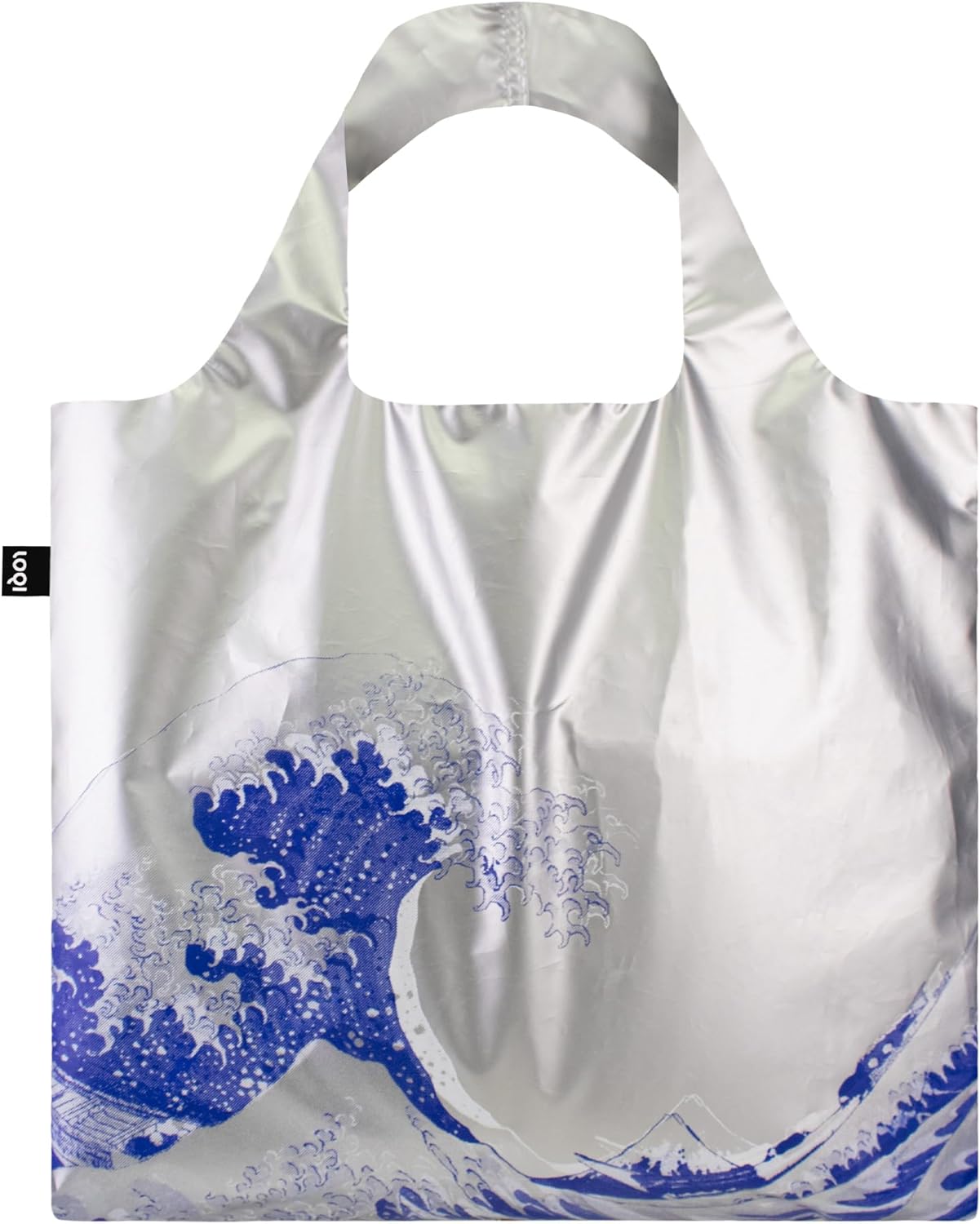 LOQI KATSUSHIKA HOKUSAI The Great Wave Silver, White, Green, Blue, Contemporary, White, Green, Blue, Contemporary