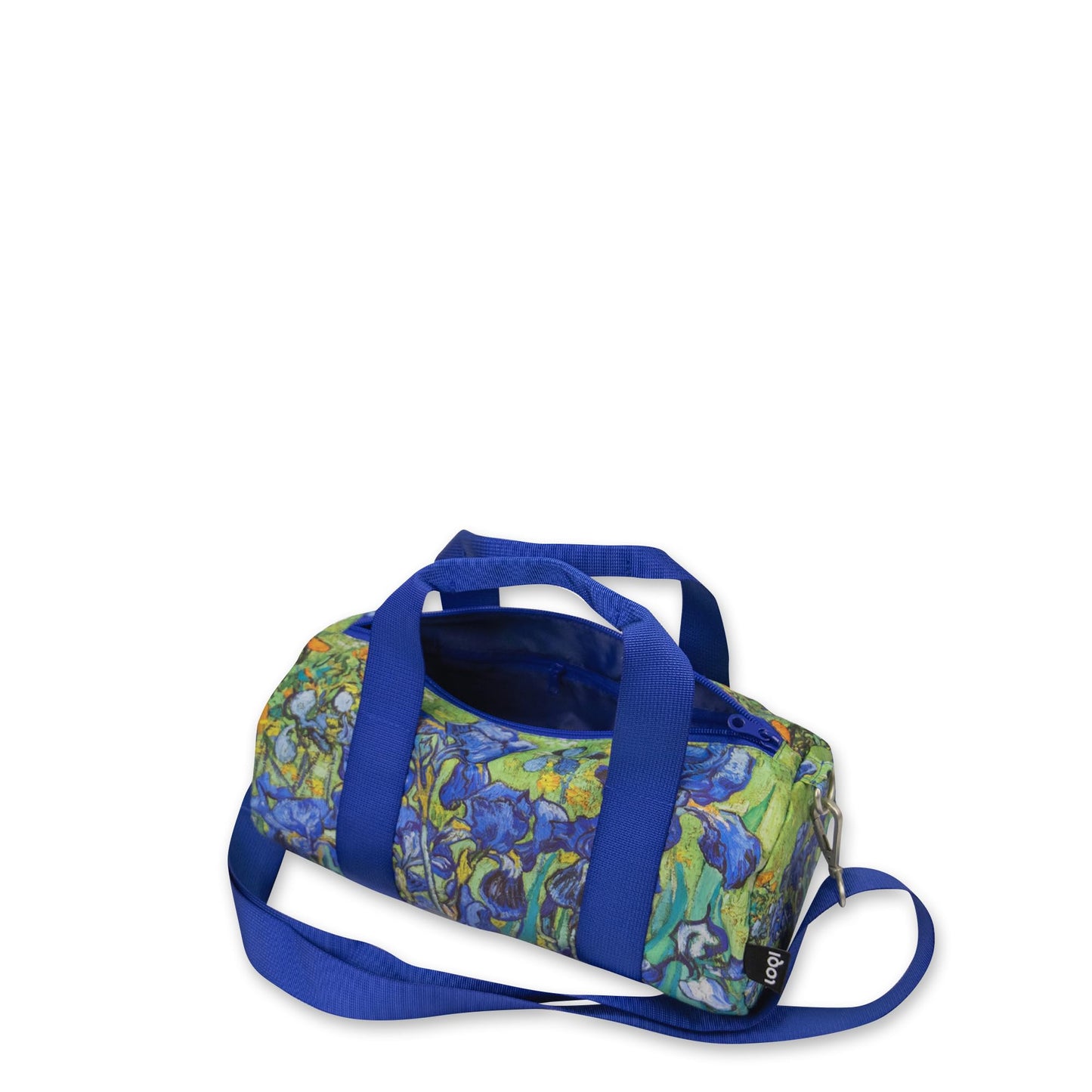 Vincent Van Gogh Irises Recycled Medium Weekender, blue, M, ID pocket