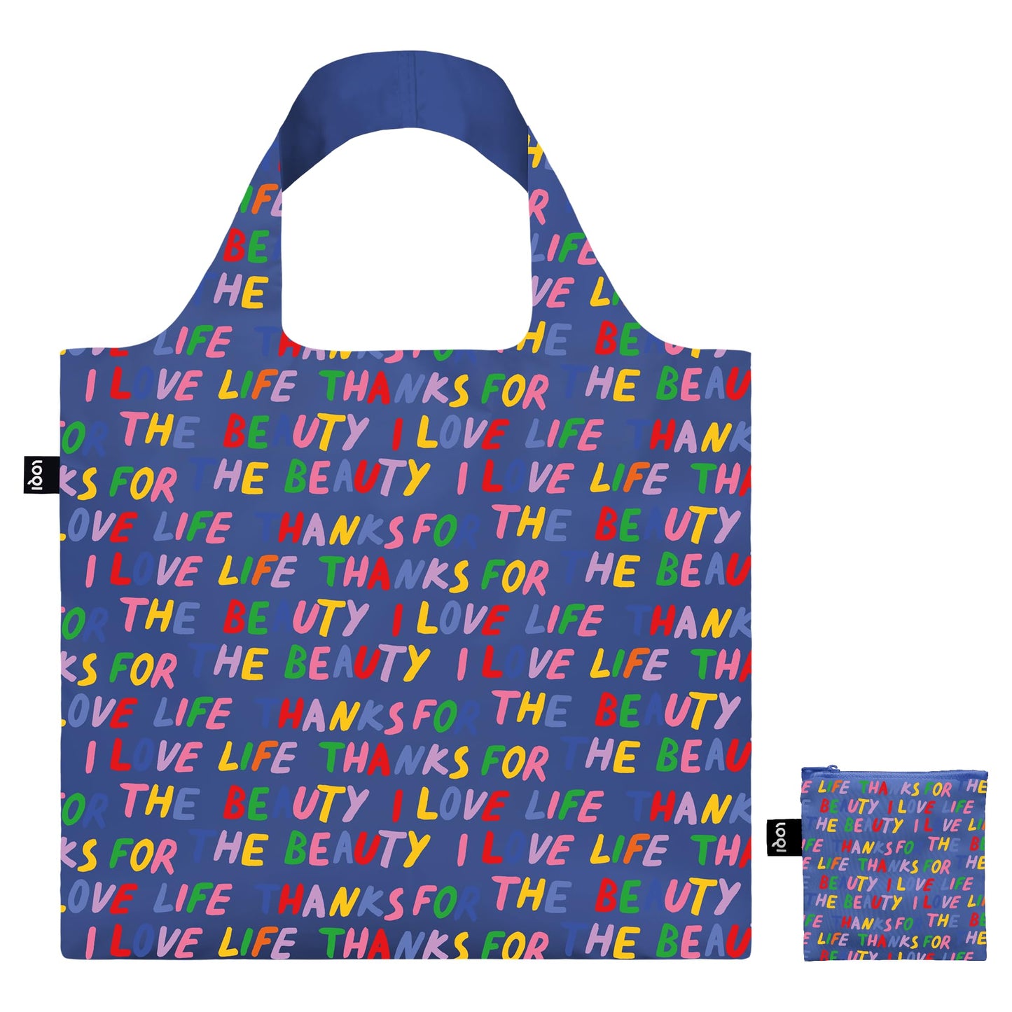 Love Life Blue Bag, blue, Large