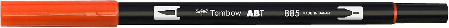 Tombow ABT 885 Dual Brush Pen - Warm Red