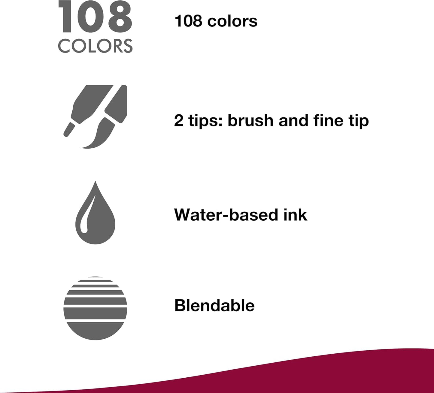 Tombow ABT N57 Dual Brush Pen - Warm Grey 5