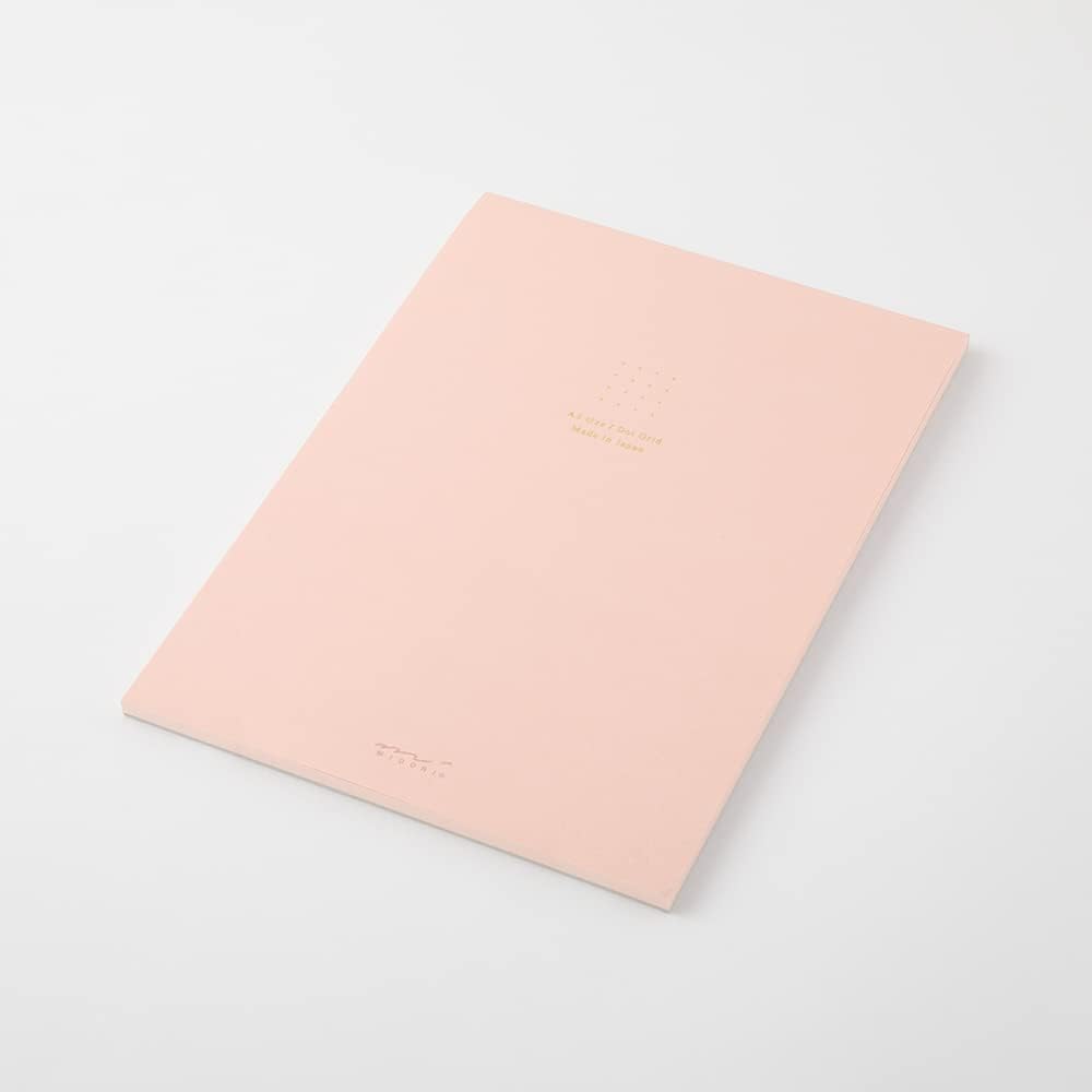 Midori Paper Pad <A5> Color Dot Grid Pink