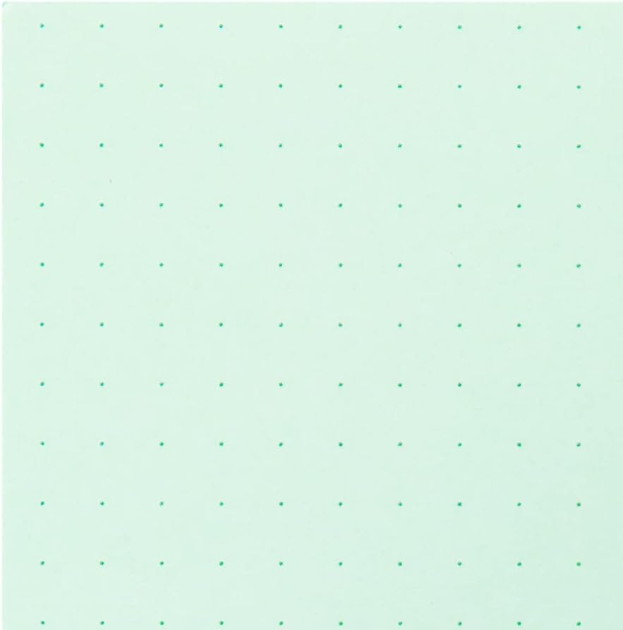 Midori 15339006 notitieblok met puntraster, groen, A5 15339006