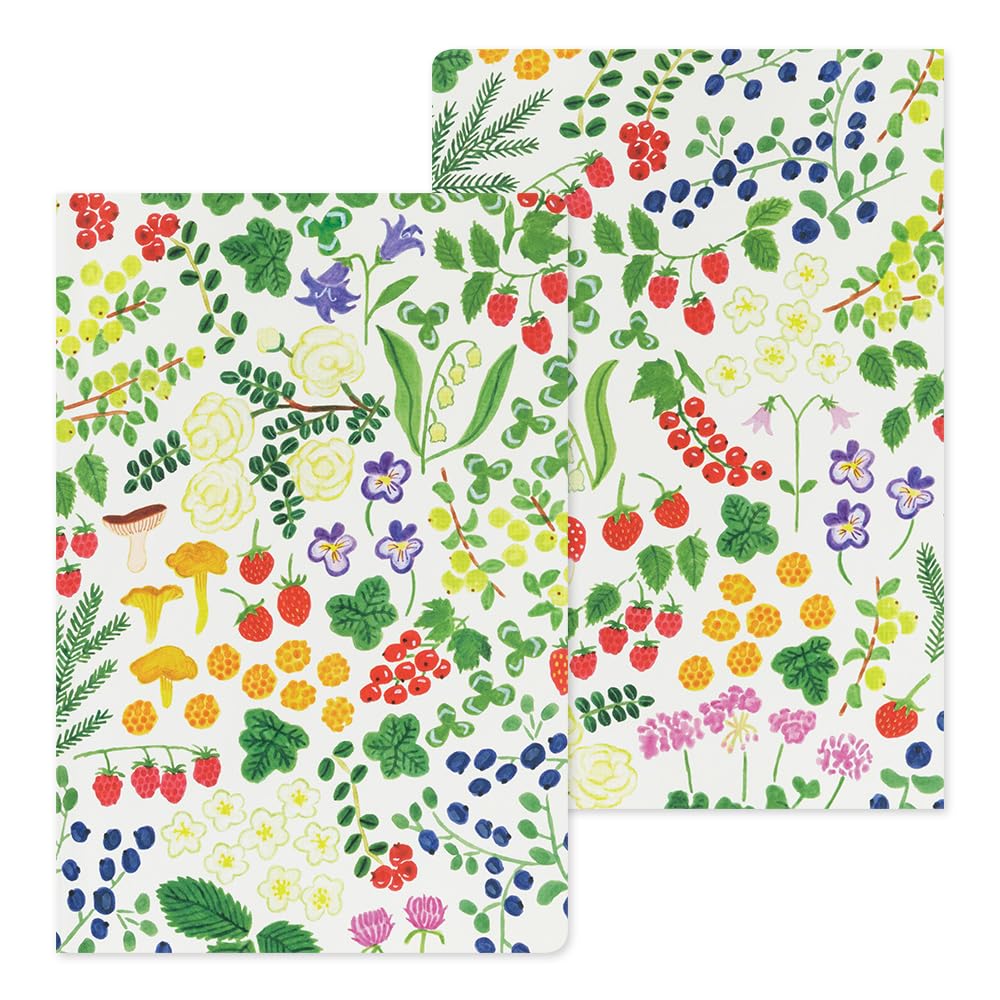 Midori Notebook Loose Log Scandinavian Pattern B6 1535 4006