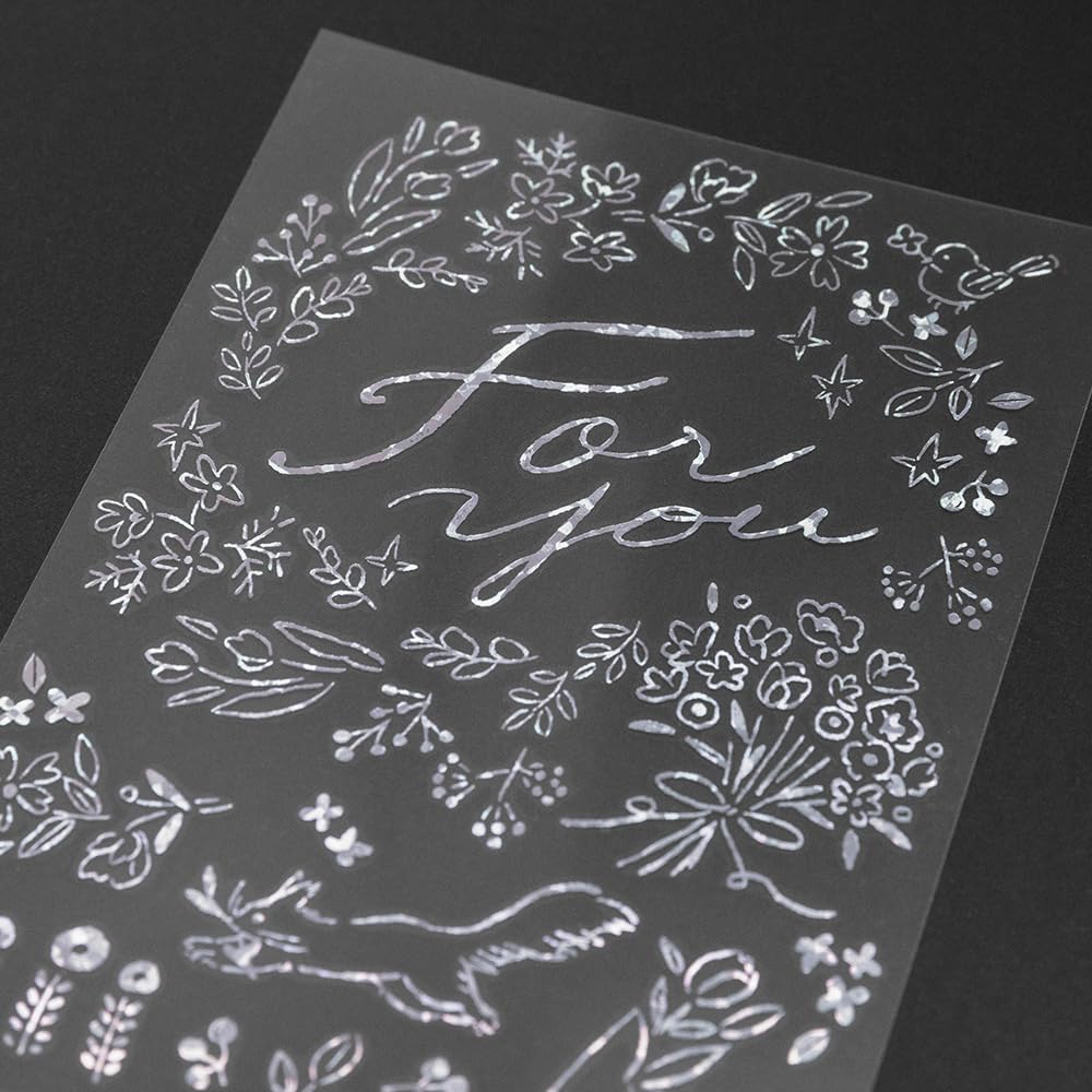 Midori 82651006 Sticker Decal Foil Gift Pattern