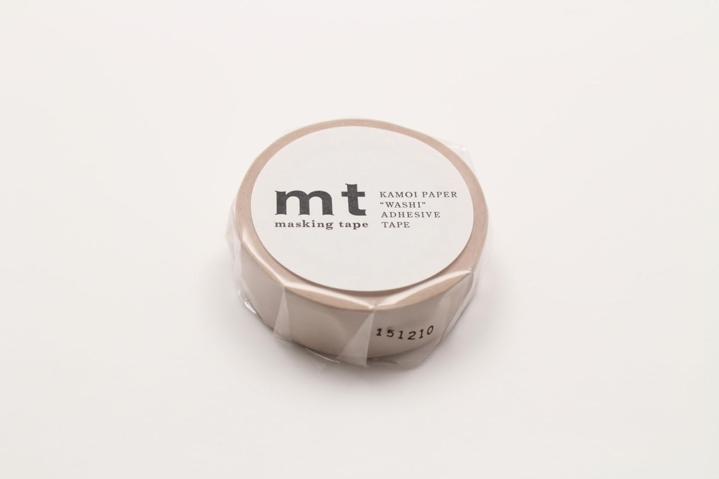 Pastel Cocoa Washi Masking Tape - 1 Roll - 15mm x 7m