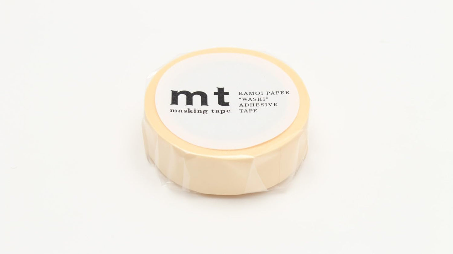 Masking Tape (MT) Plain Pastel Colours, Ecru