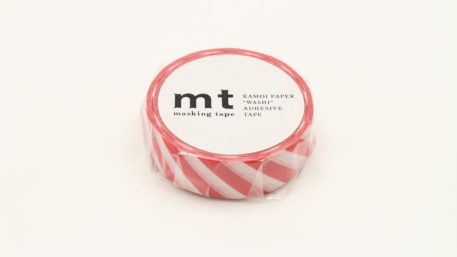 mt Masking Tape 1P "Stripe Red" Washi Masking Tape - Red