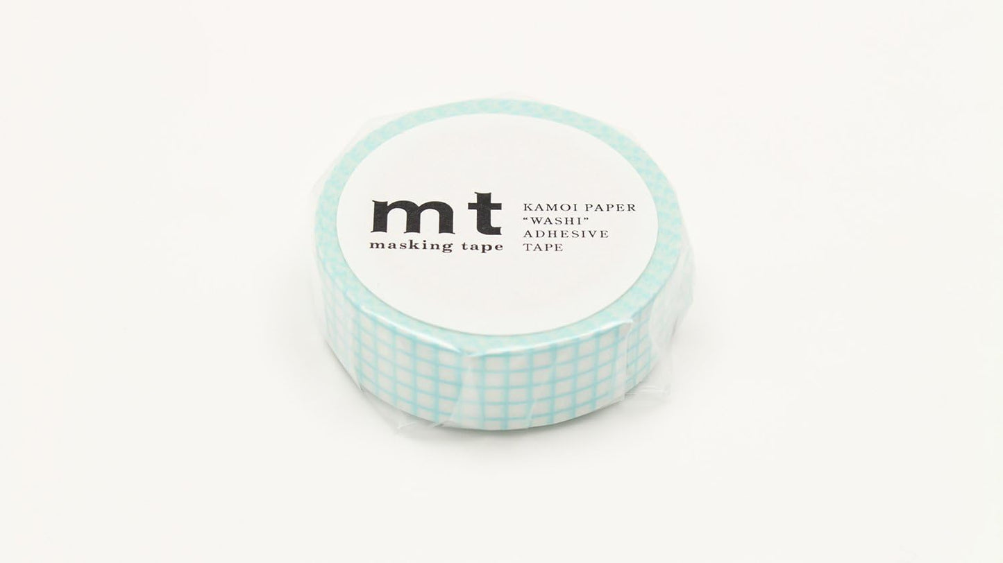 mt Masking Tape 1P "Hougan Mint Blue" Washi Masking Tape - Mint Blue