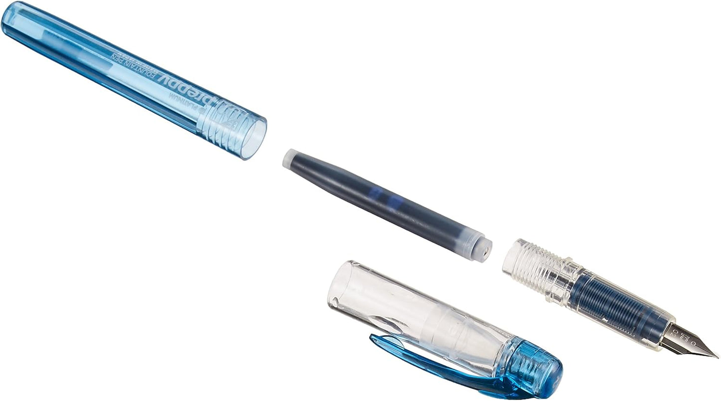 Platinum Preppy Fountain Pen 02 Extra-Fine Blue Black