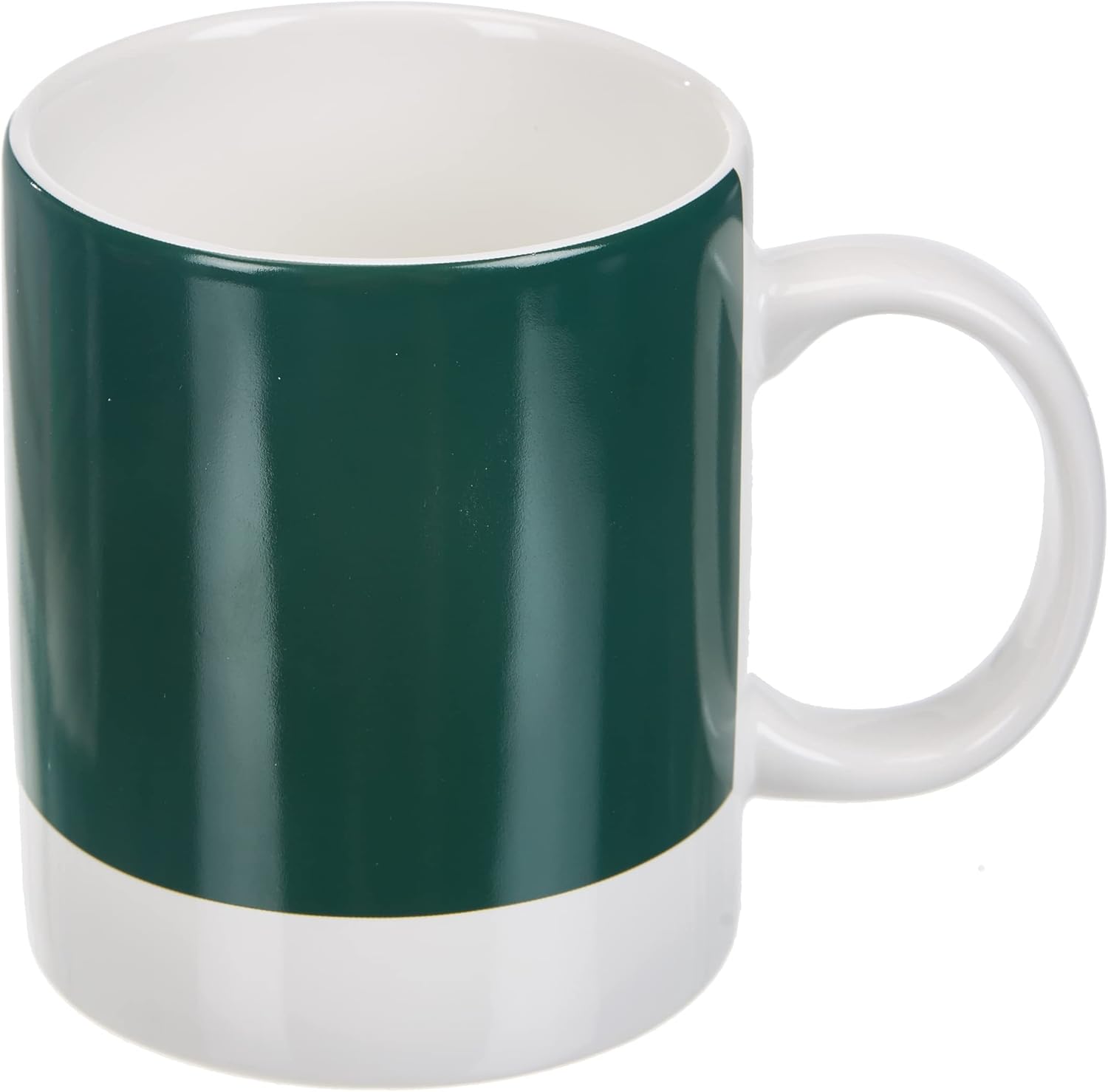 Copenhagen Design PANTONE Mug, coffee/tea cup, fine china (ceramic), 375 ml, dark green, 3435 C, Porcelain, 1 Count (Pack of 1)