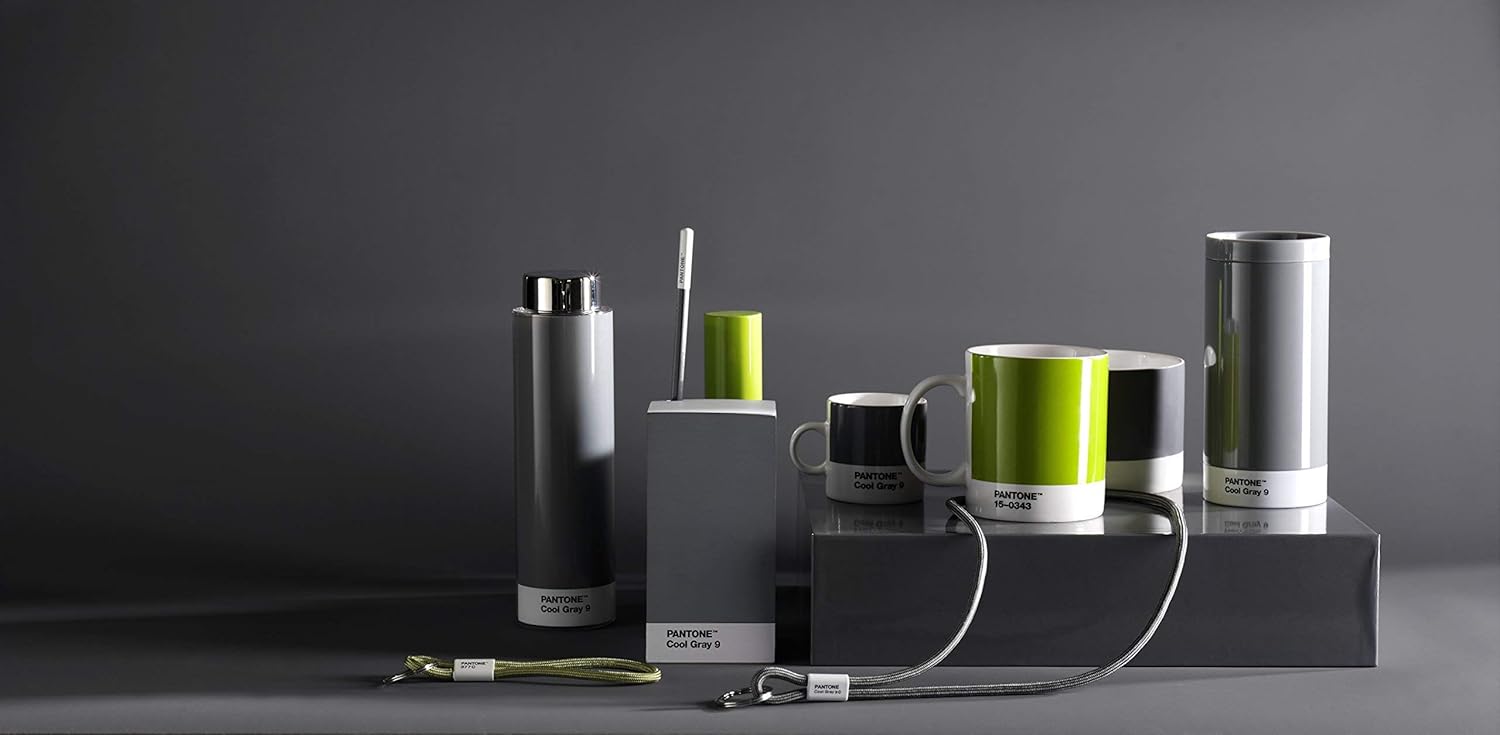Copenhagen Design 101030419 PANTONE Mug, coffee/tea cup, fine china (ceramic), 375 ml, black, 419 C, Porcelain, One size