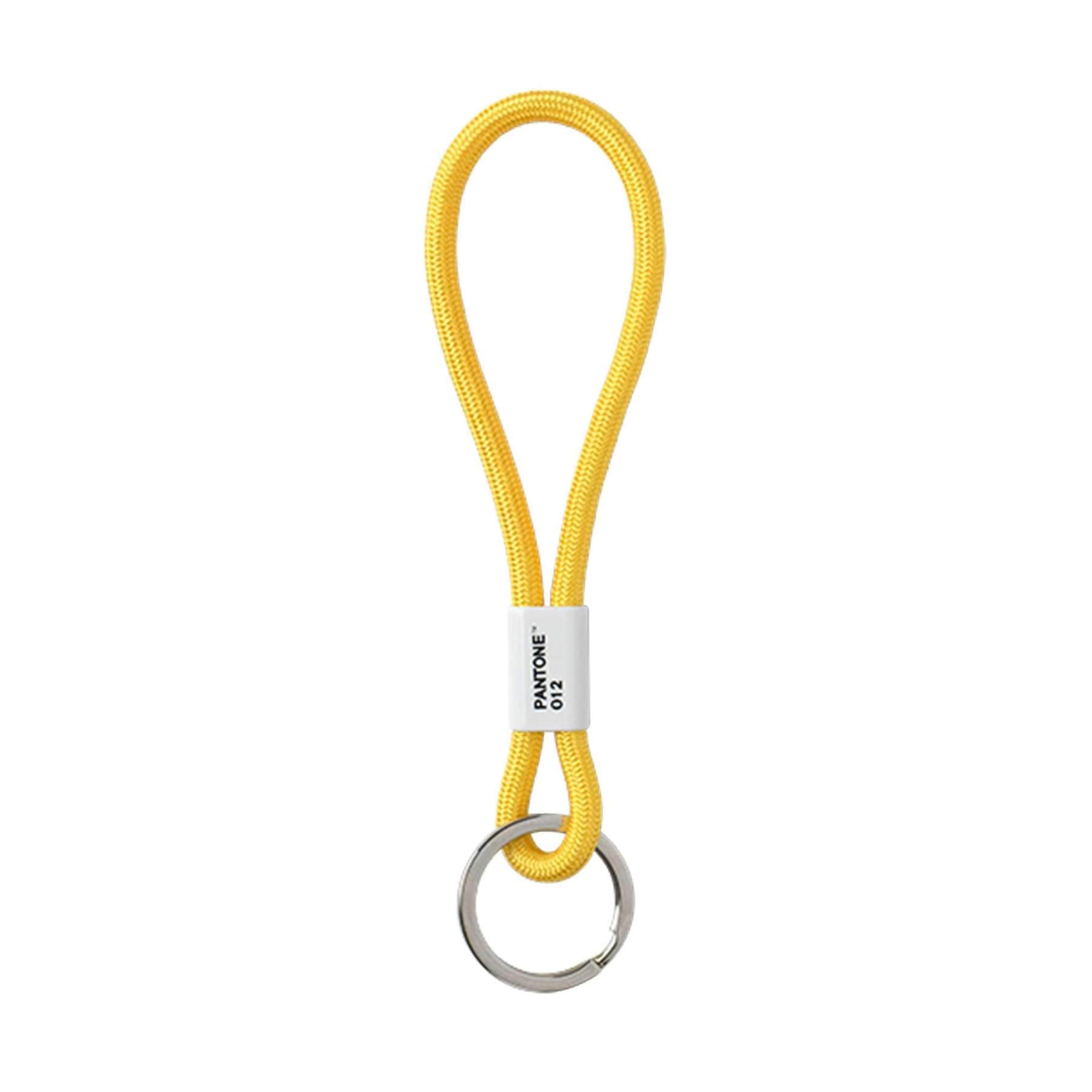 Copenhagen Design PANTONE Key Chain S, short key hanger, nylon, Yellow 012 C, 101300012