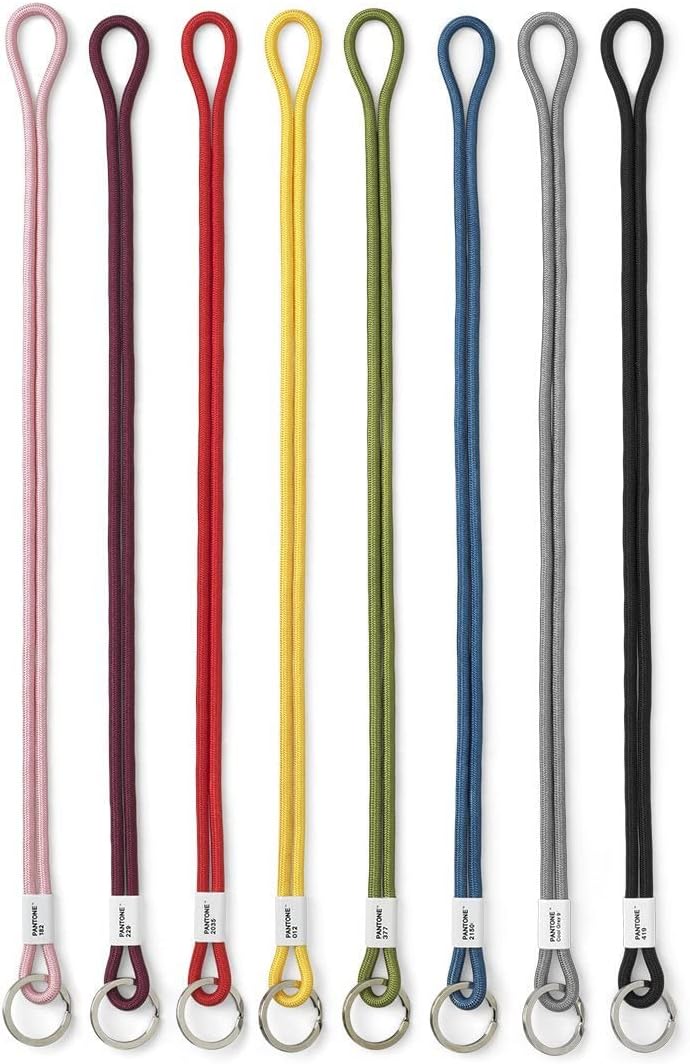 Copenhagen Design PANTONE Key Chain L, long key hanger, nylon, Yellow 012 C