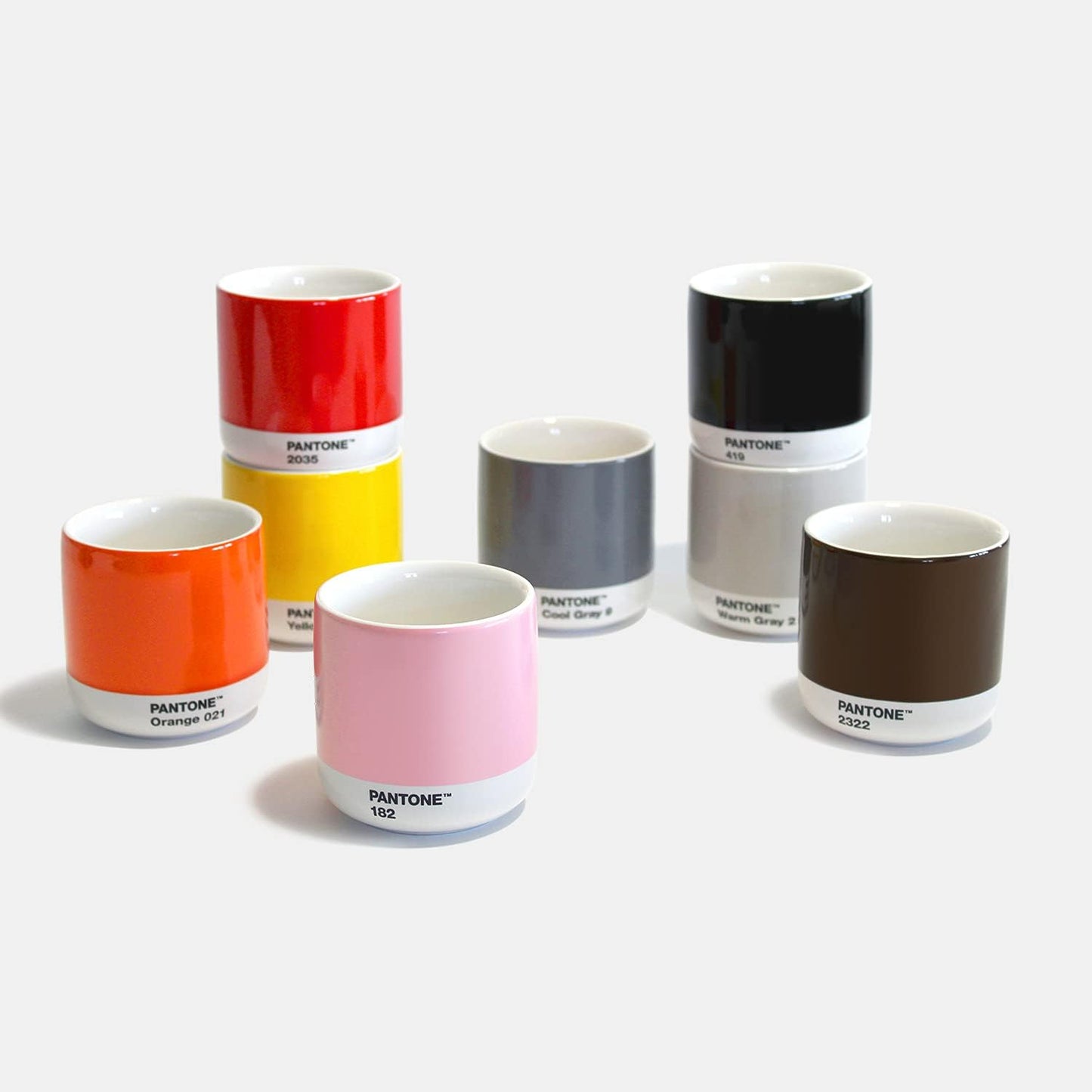 Copenhagen.design Pantone Cortado Thermo Cup,Orange, Ceramic, One Size