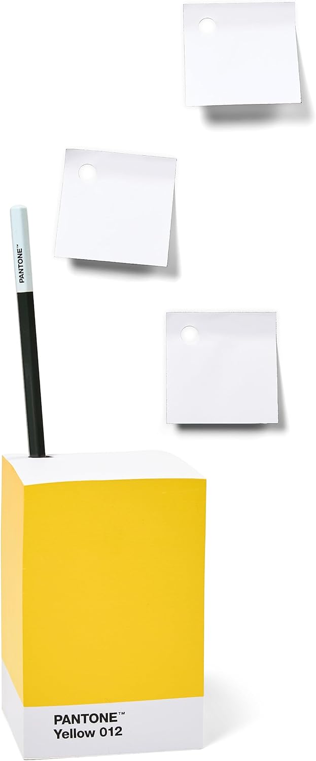 Pantone Sticky Notes Pad, Sticky Notes, Pack of 1400, Yellow 012 C