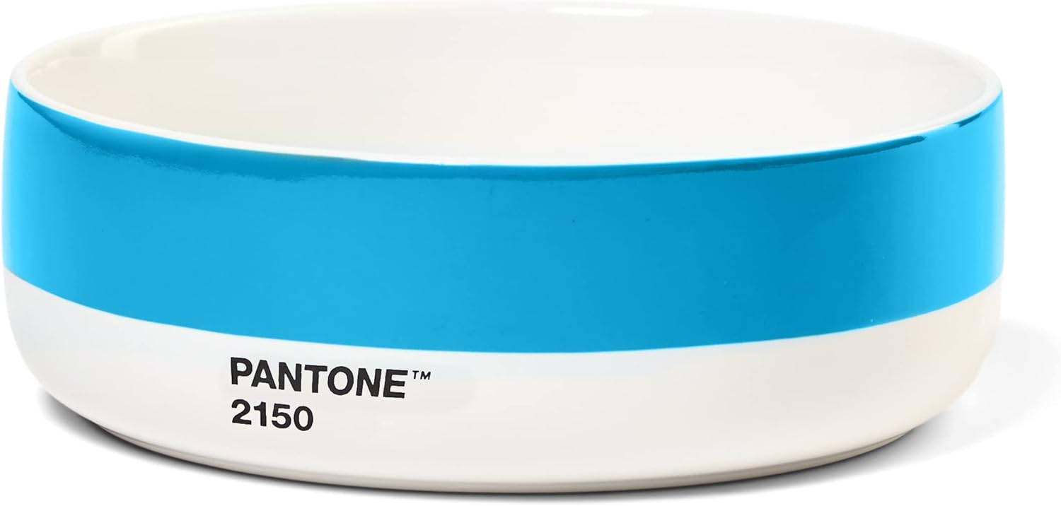 Copenhagen Design Pantone Porcelain Bowl, 6 Gift Box Colours, Yellow 012, Orange 021, Red 2035, Green 3539, Blue 2150, Violet 519