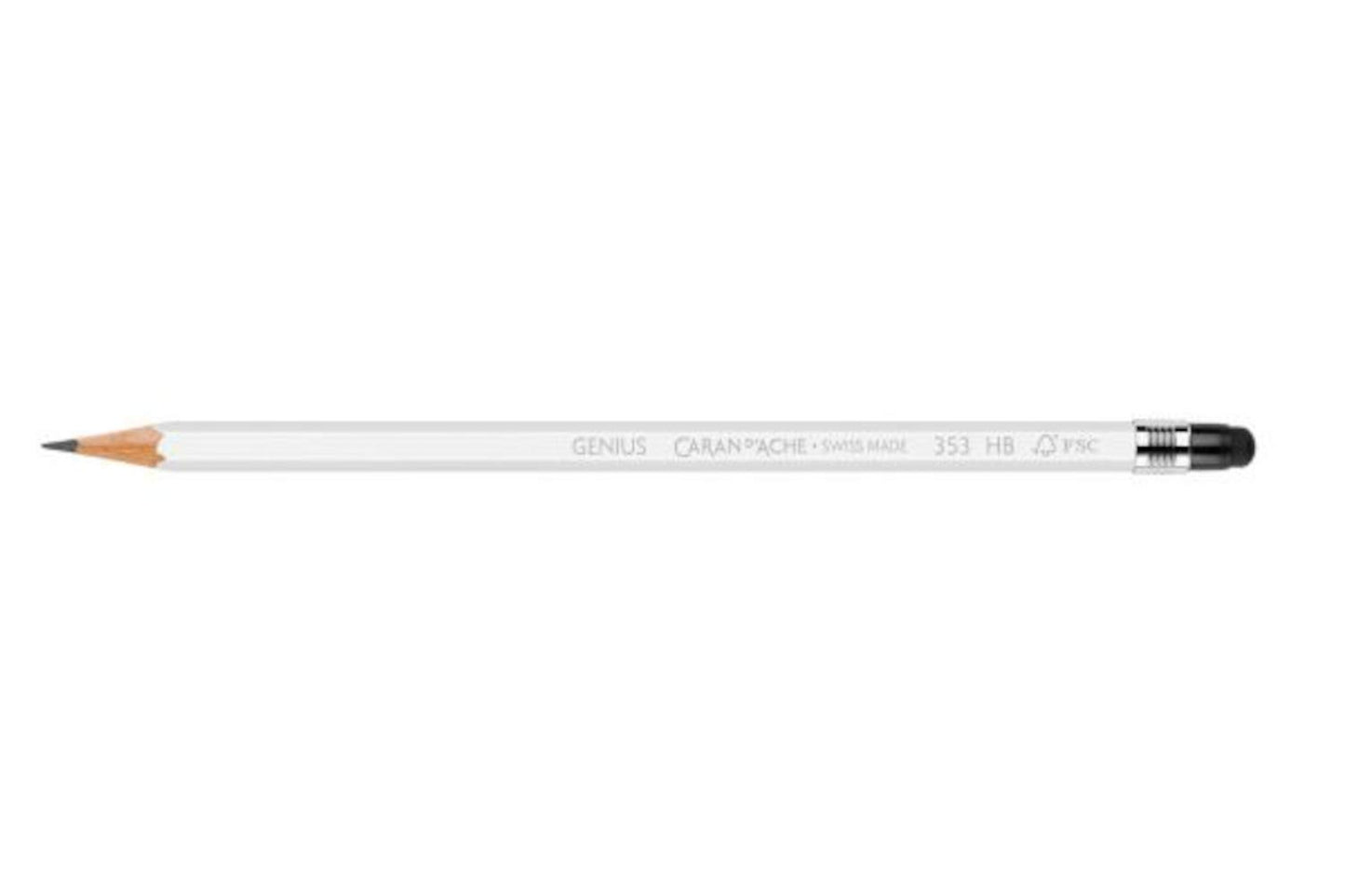 Caran d'Ache Genius Touch HB Pencil White