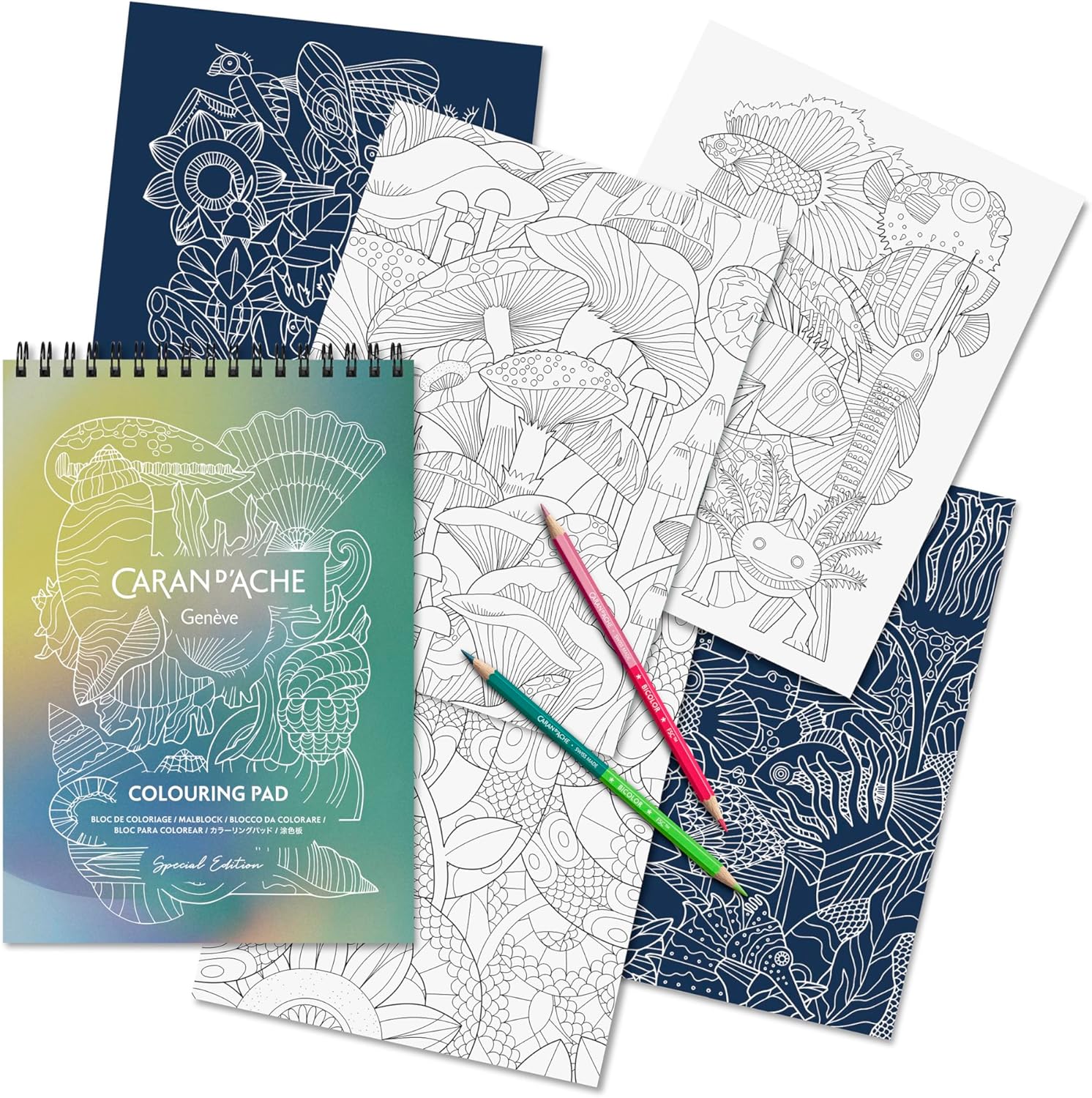 Caran d'Ach Claim Your Style 454.506 Colouring Pad A5 Special Edition
