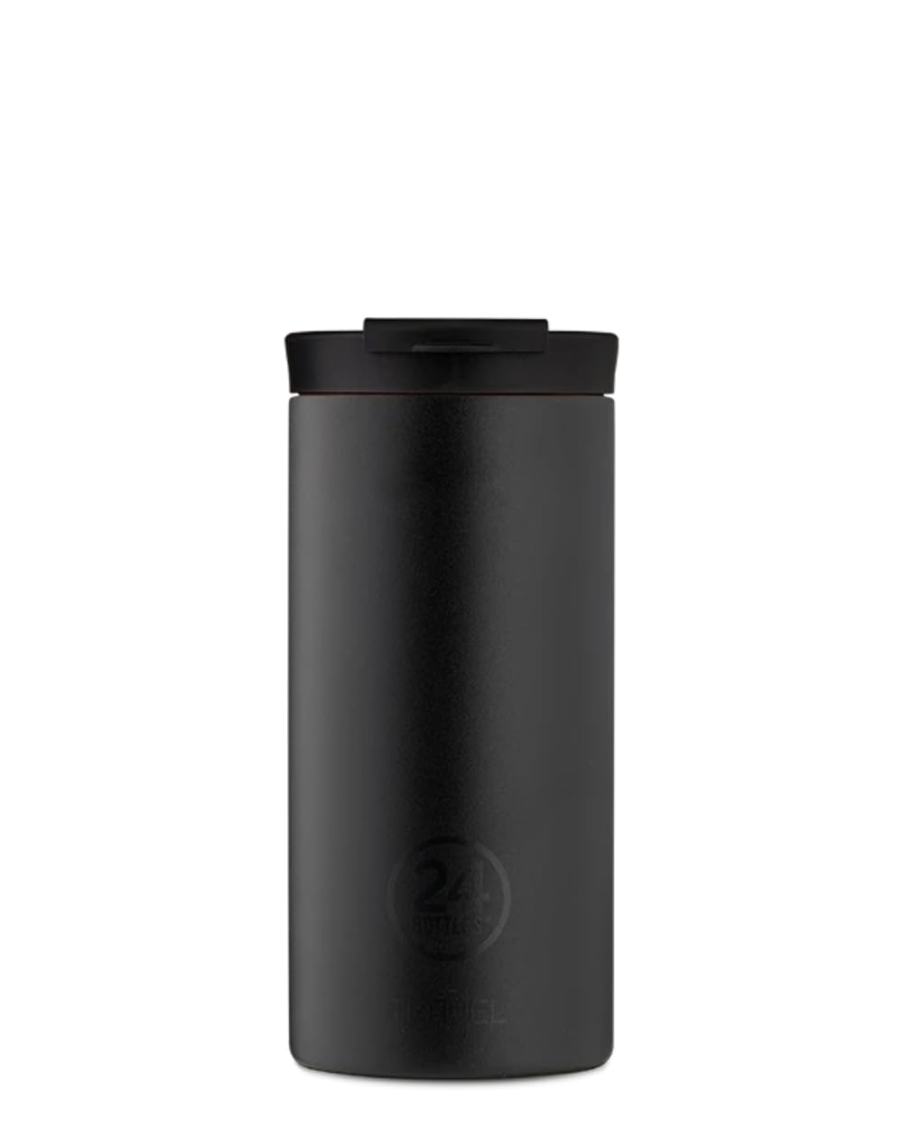 24Bottles Insulated Coffee to go Mug 'Travel Tumbler' Made of Stainless Steel 600 ml, Colour: Tuxedo Black
