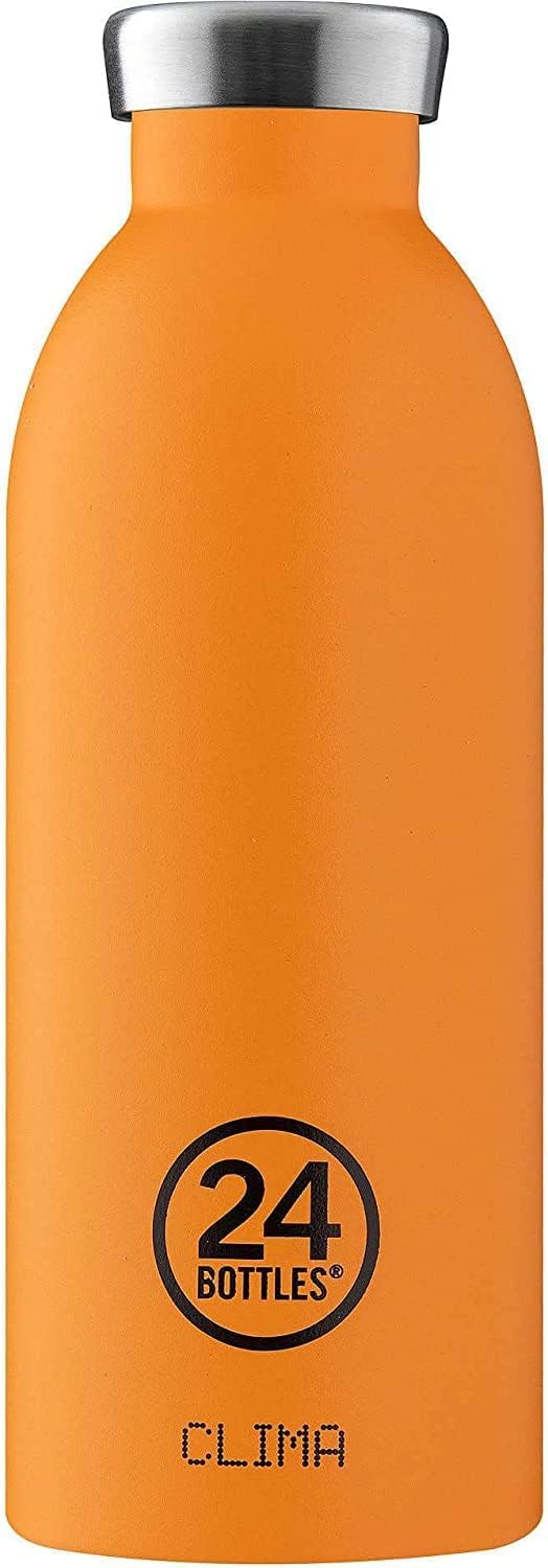 24Bottles, Clima – Canteen 500 ml, 100% Airtight Stainless Steel Water Bottle – Thermal Bottle 12H Hot and 24H Cold, Ideal as a Gym Bottle, Children and Sports – Sustainable Water Bottle