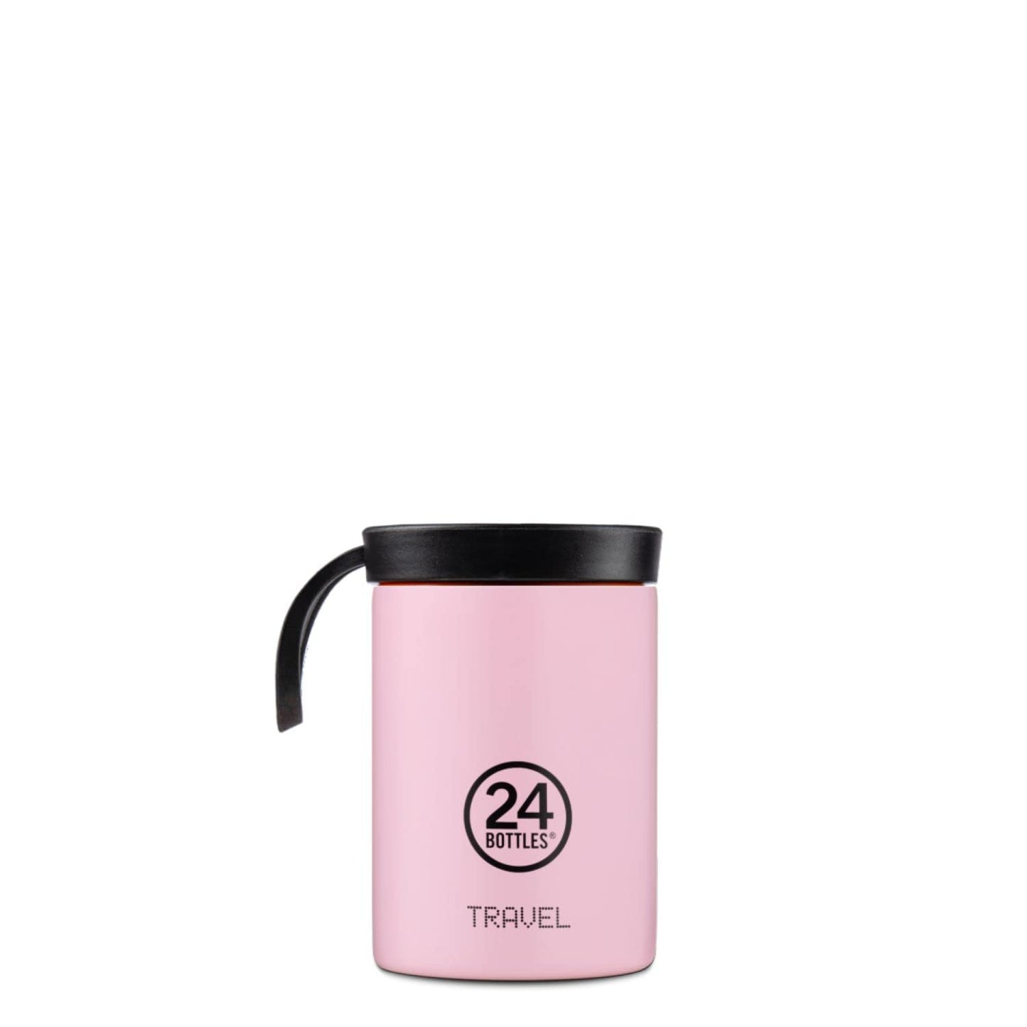 24 Bottles Insulated Travel Snack Pot, 350 ml, Candy Pink