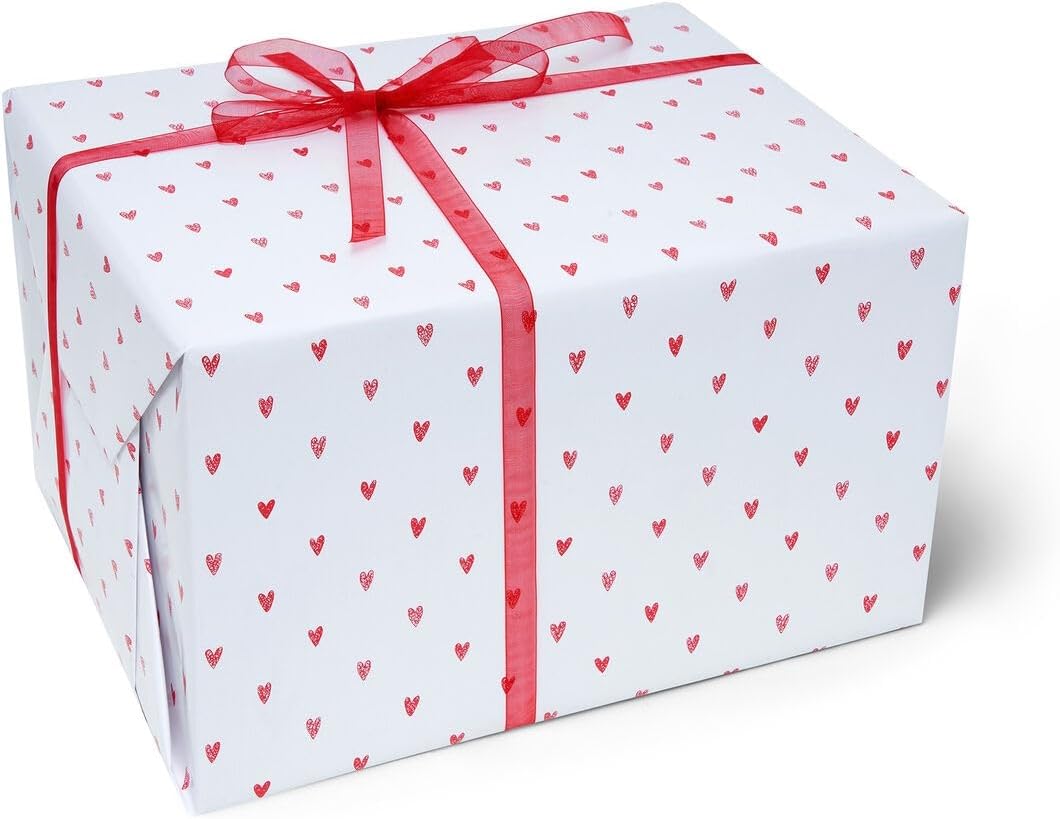 Legami WRAP0021 Hearts Gift Paper Roll 70 x 200 cm