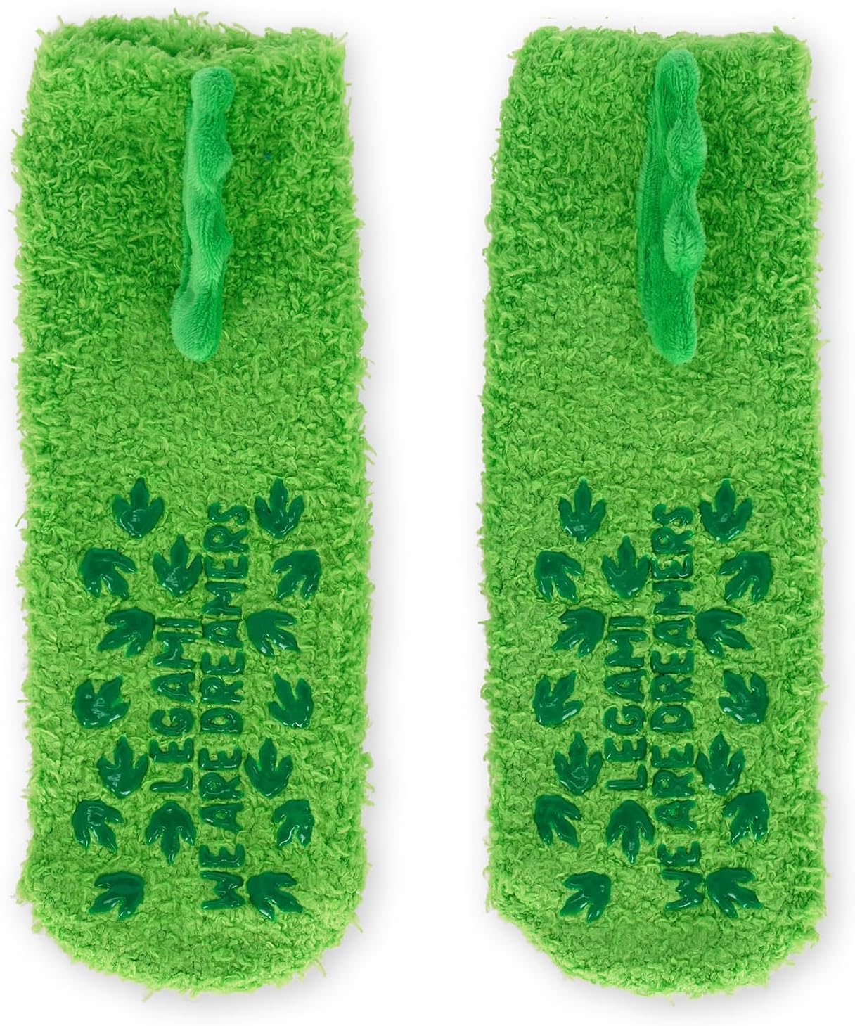 Legami Unisex Kid's Calze Antiscivolo Non Slip Socks, Green, 26-34