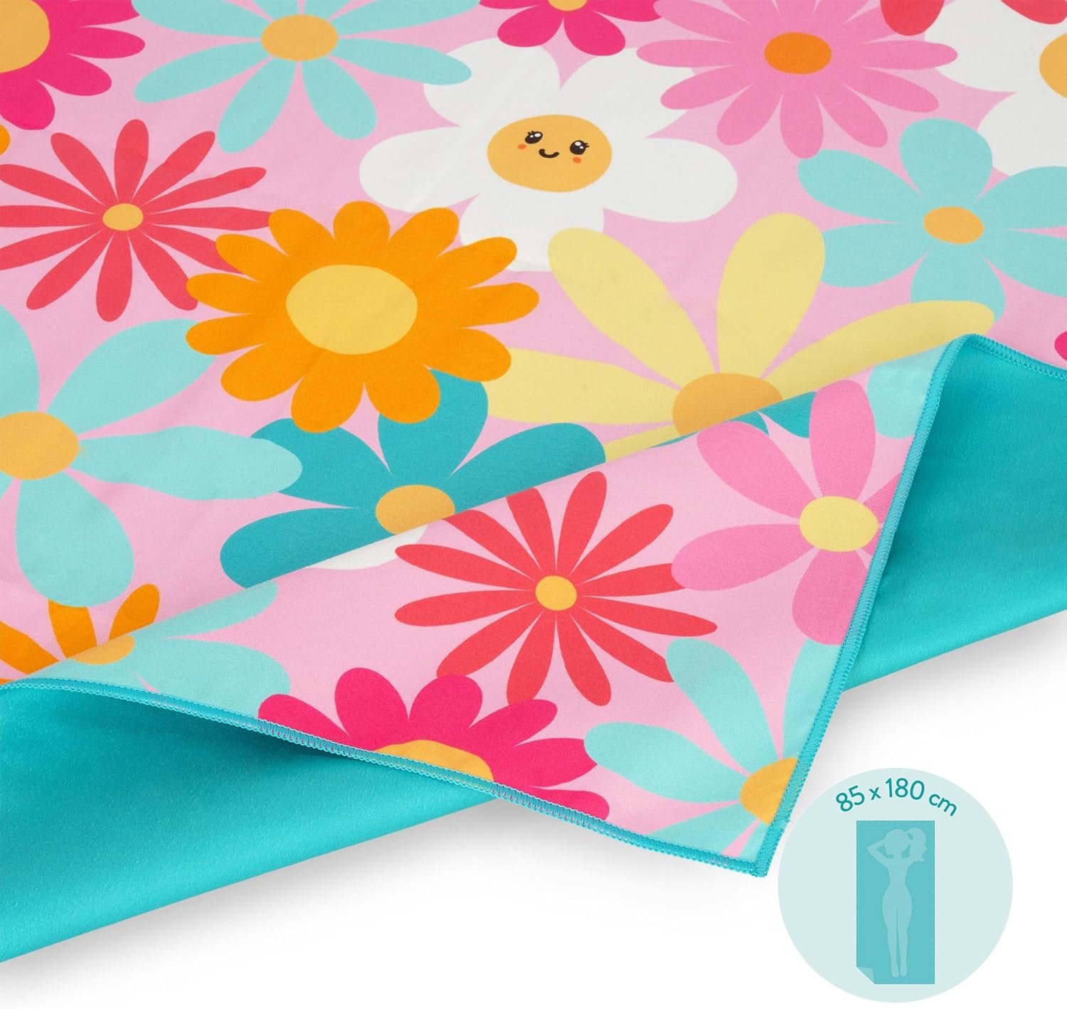 Legami Beach Towel - Daisy