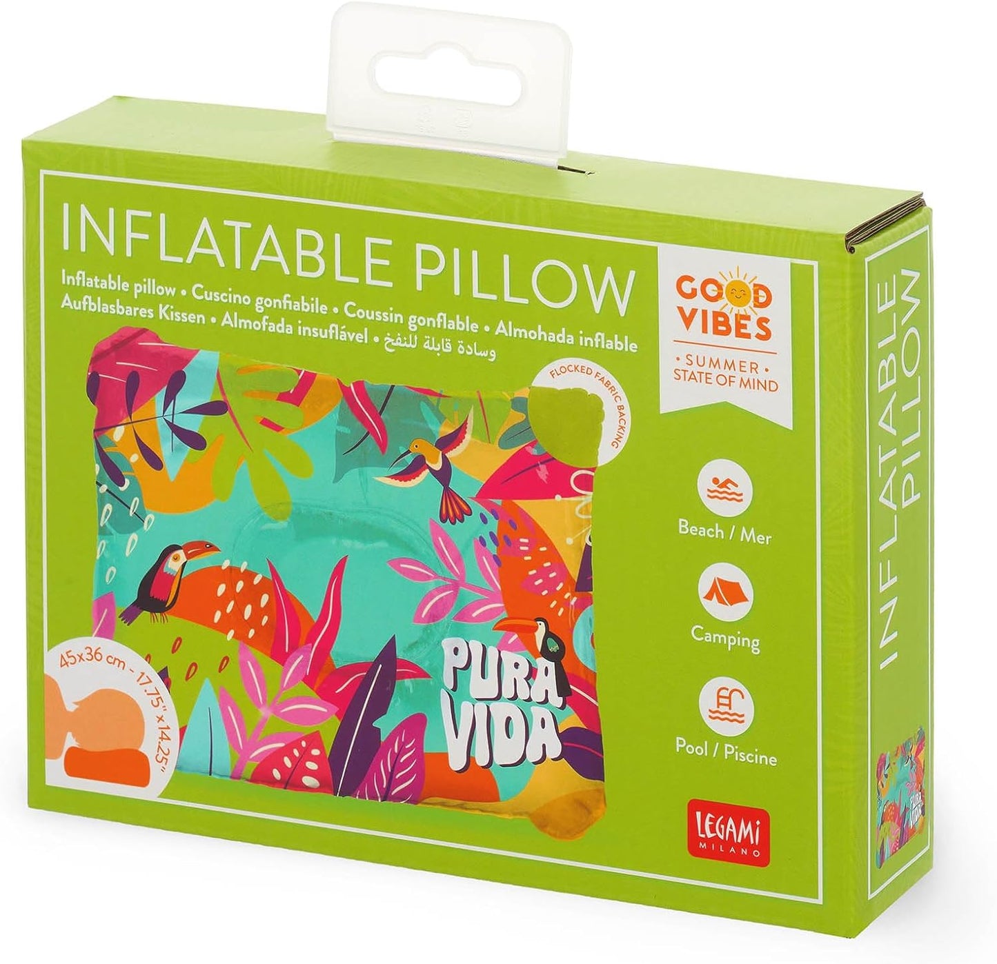 Legami Inflatable Pillow - Pura Vida