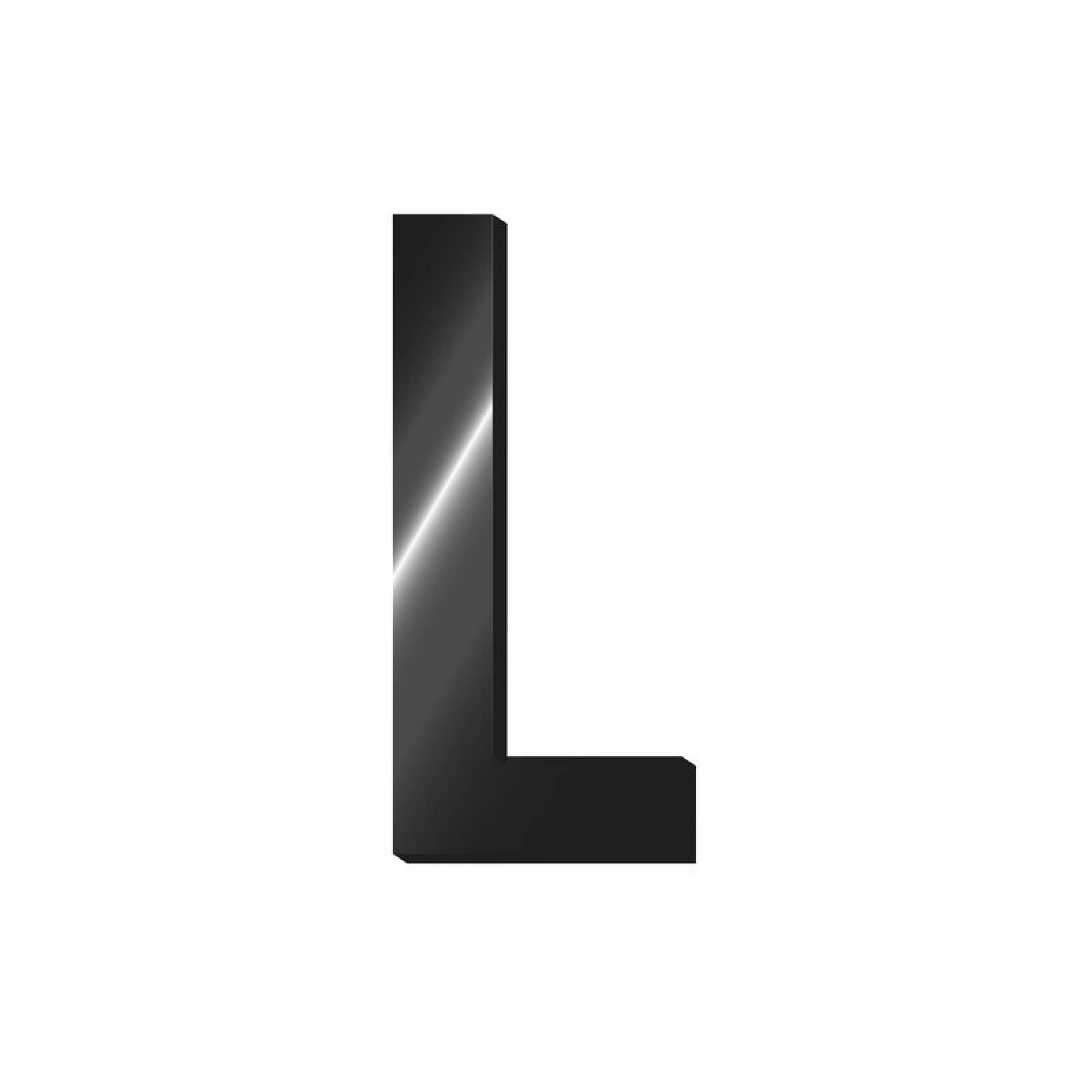 Legami My Initial - Adhesive Metal Letter - L