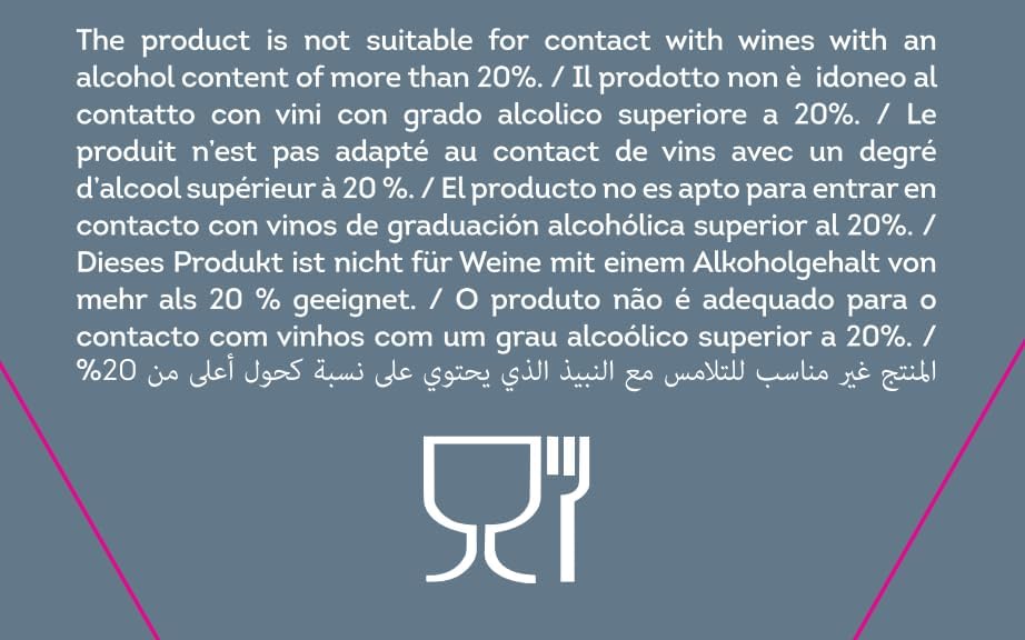 Legami Milano - BTL0002 - Red Legami - Large Wine Set