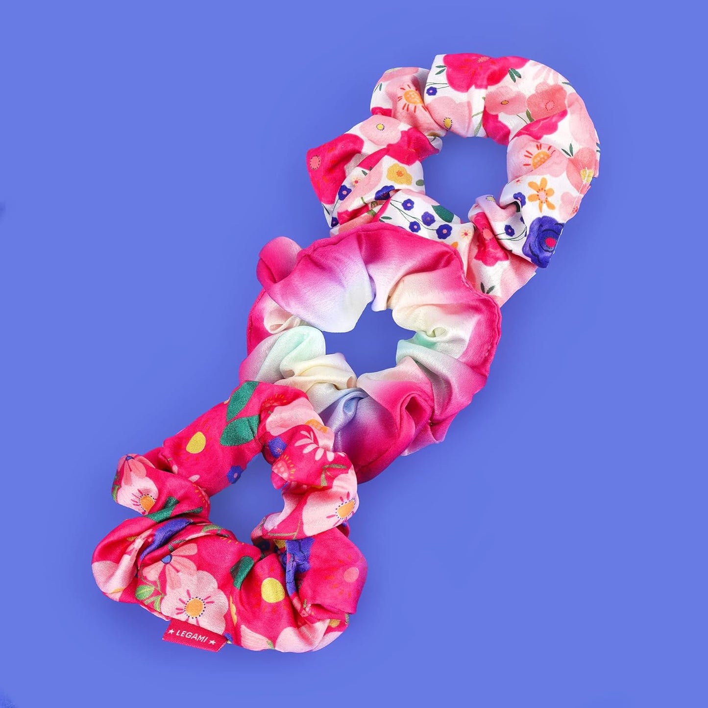 Legami Set Of 3 Hair Scrunchies - Hair We Are! - Flowers