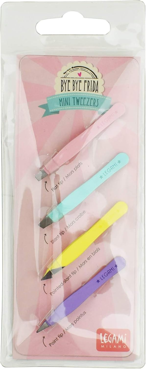 Legami Bye Bye Frida - Set Of 4 Mini Tweezers