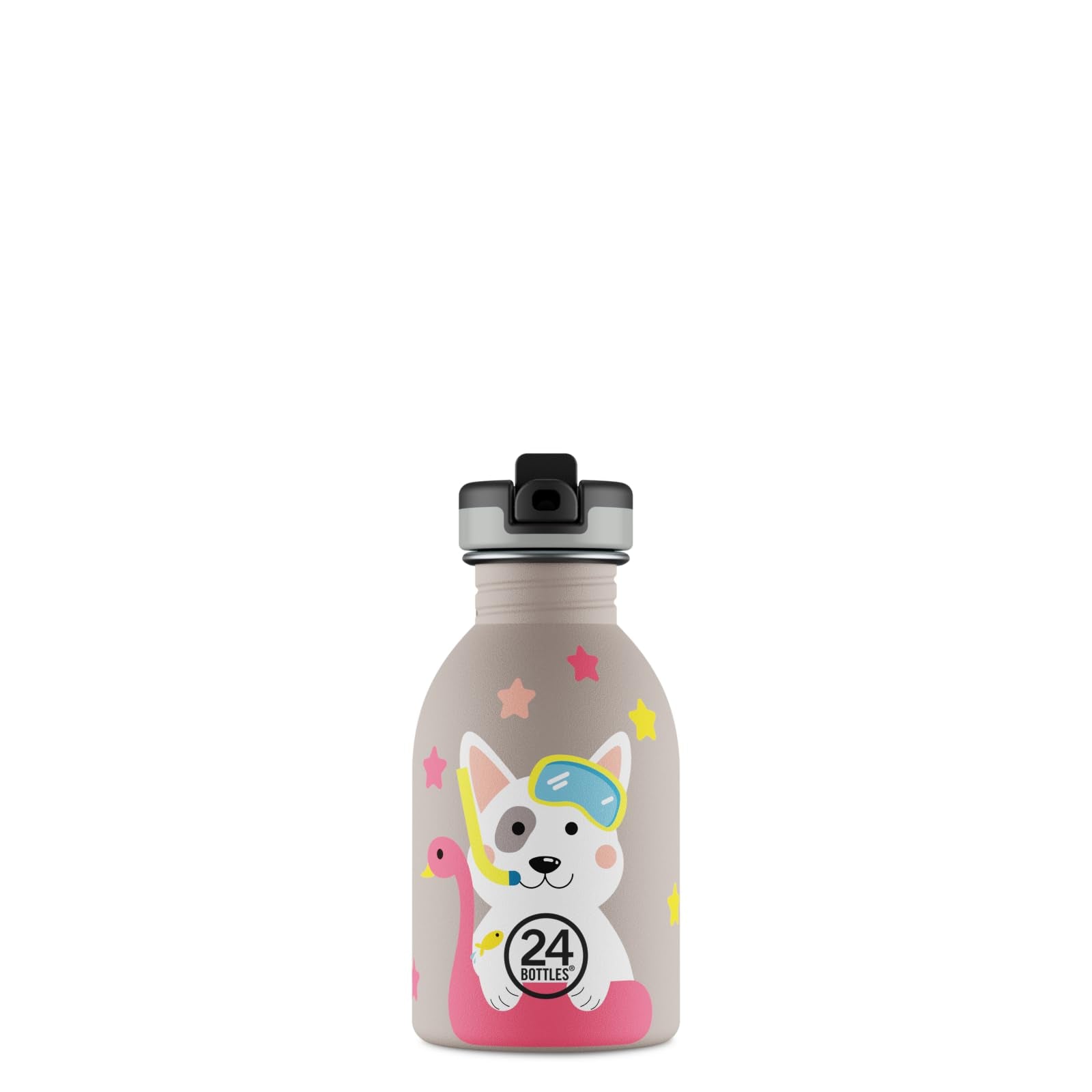 24Bottles Lucky Dog - Borraccia per bambini, 250 ml