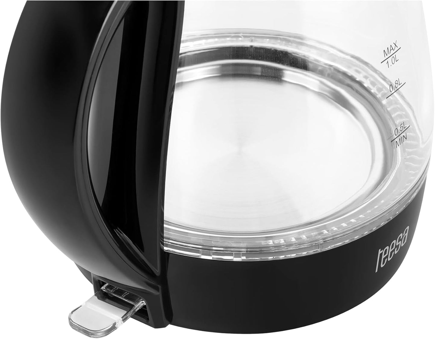 Teesa: Electric Kettle Glass Black
