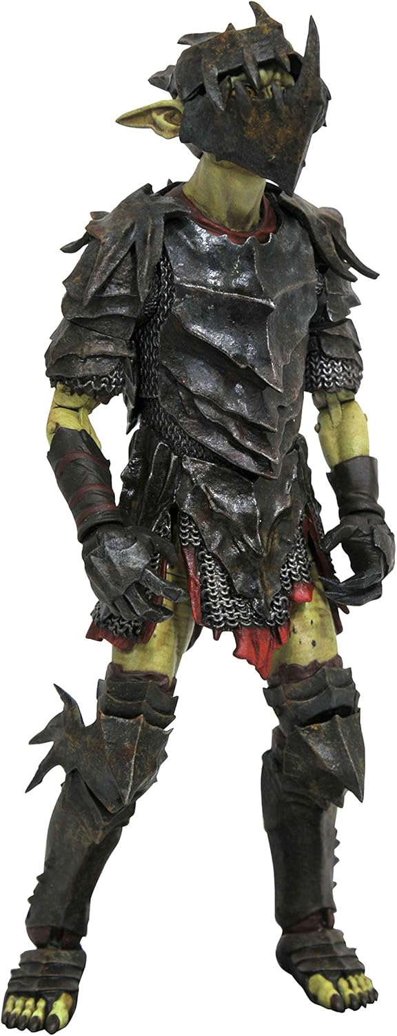 Diamond Select Toys The Lord of The Rings Series 3 7-Inch Orc Deluxe Action Figure with Accessories and Multiple Points of Articulation