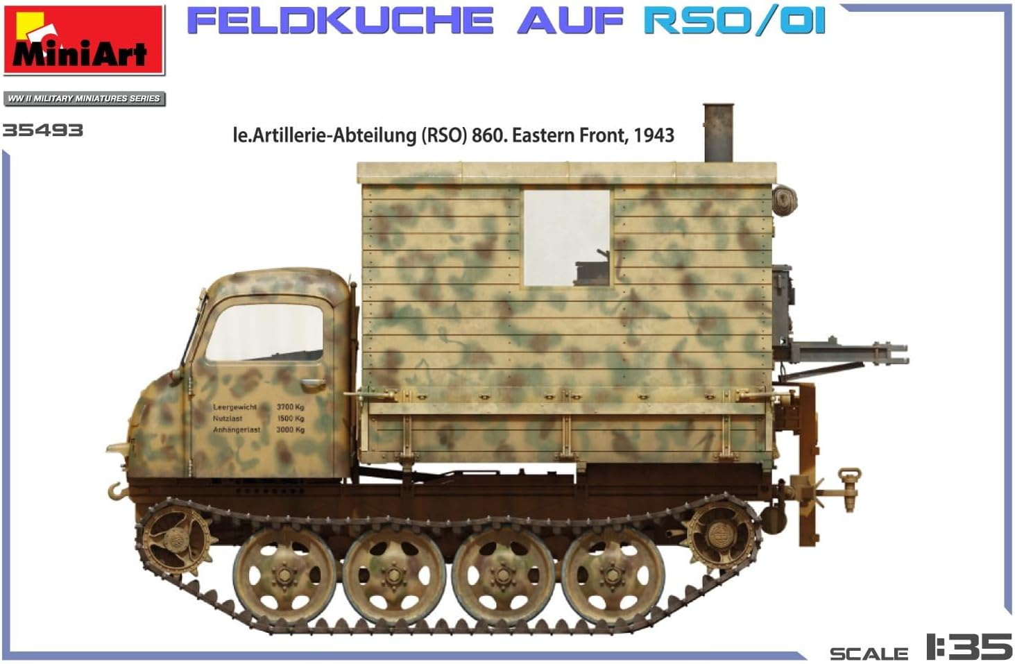 Miniart 1:35 - Feldkuche Auf RSO/01