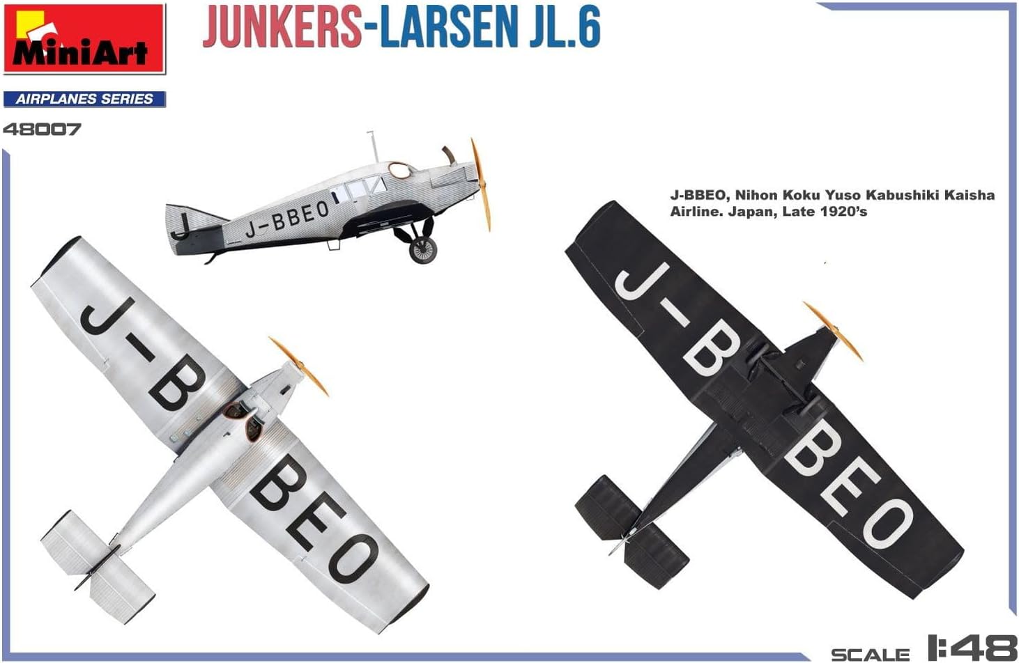 Miniart 1:48 - Junkers-Larsen JL.6