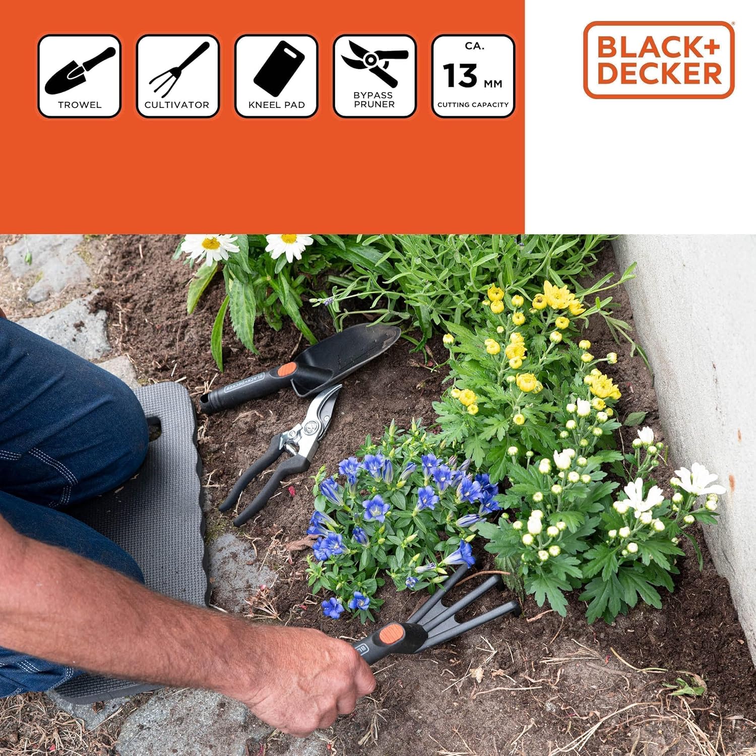 Black+Decker Tuingereedschap 4dlg.