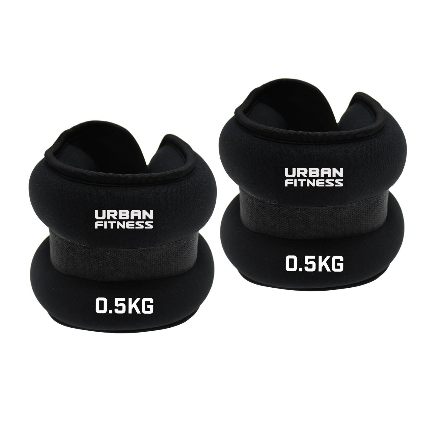 Urban Fitness Neoprene Ankle/Wrist Weights 2 x 0.5kg 2 x 0.5kg